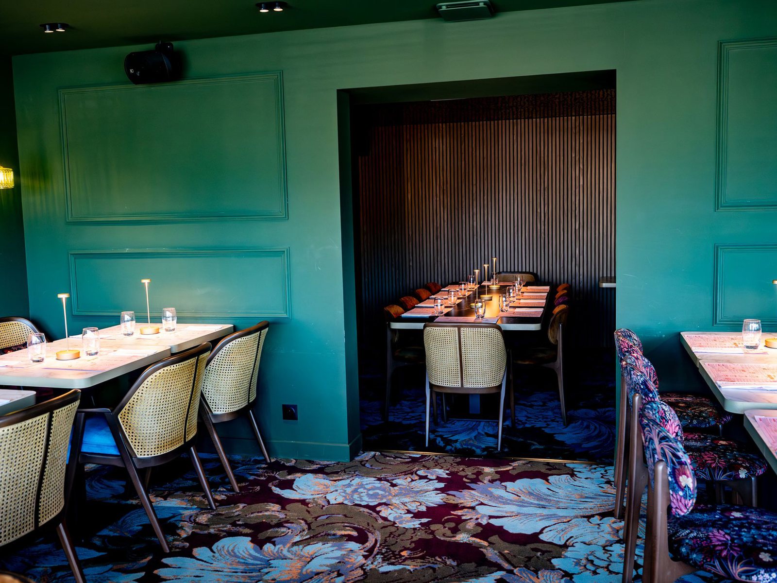 La salle du restaurant italien de L’EXPERIENCE